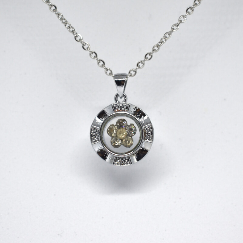 Rotating Flower Pendant